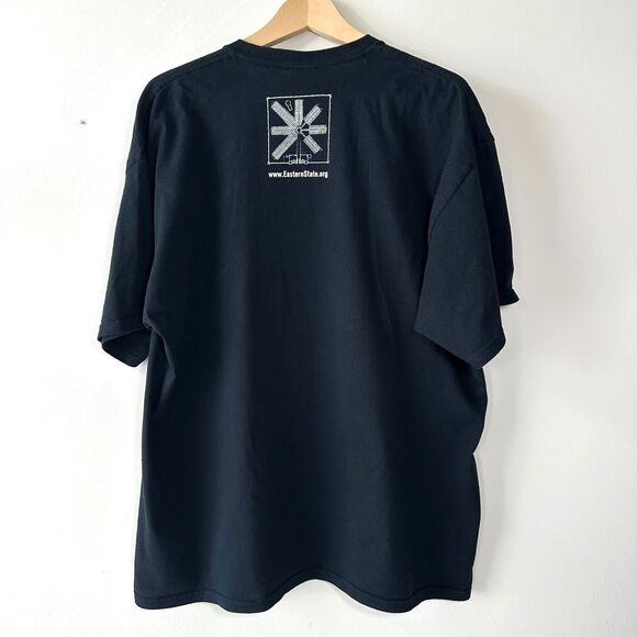 Vintage Al Capone Mugshot T-Shirt XL Black Gangster Mafia Chicago Mob Tee - Picture 3 of 8